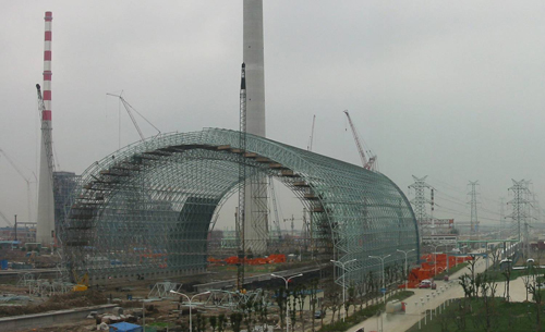 哈尔滨发电厂球形网架